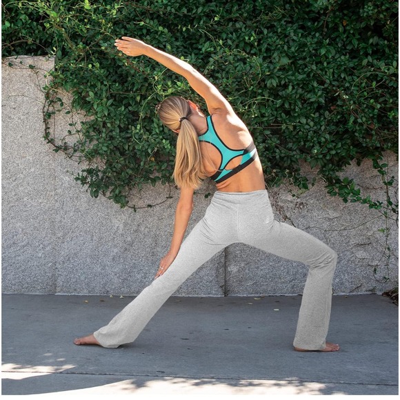 Women's XL Cotton Bootcut Stretch Pants w/ Inner Pocket. Comfy & Versatile - Picture 2 of 14